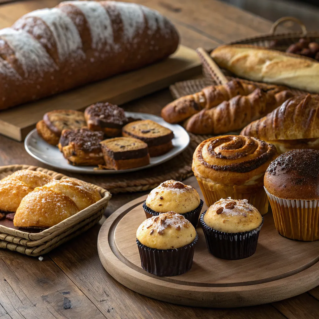An assortment of delicious baked goods